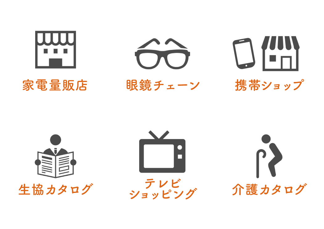 家電量販店、